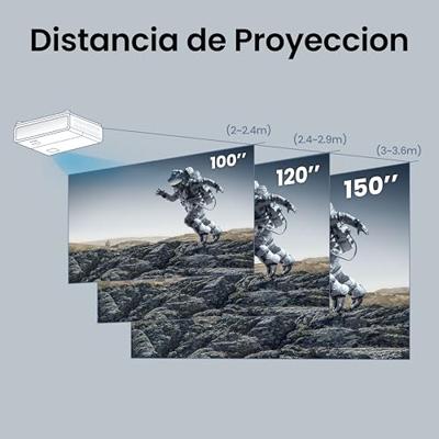BenQ TK700ST 4K HDR 3000 Lumen Short Throw LED film- en gamingprojector met 4 ms reactietijd | 240 Hz vernieuwingsfrequentie | HDR10 & HLG | ARC/eARC-ondersteuning | 2D-keystone | beeldrotatie