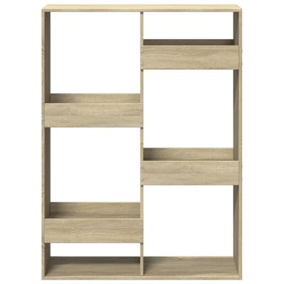 kamerscherm 100x33x155,5 cm bewerkt hout sonoma eikenkleurig