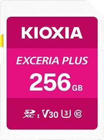 Kioxia EXCERIA PLUS SDXC-kaart 64 GB UHS-I, v30 Video Speed Class