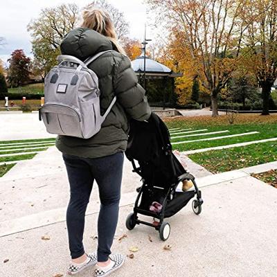 BEABA Wellington tas - grijs gespikkeld