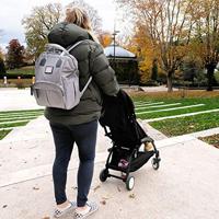 BEABA Wellington tas - grijs gespikkeld - thumbnail