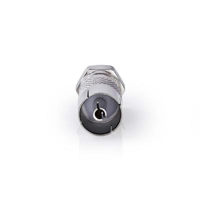 Satelliet- en antenne-adapter | F male - Coax female | 10 stuks | Metaal - thumbnail