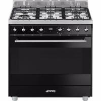 Smeg C9GMNNLK9-1 Gasfornuis Zwart - thumbnail