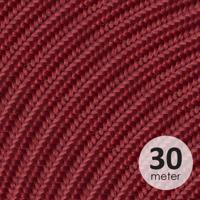ROL 30 Meter strijkijzersnoer DONKERROOD 3X0.75mm - thumbnail