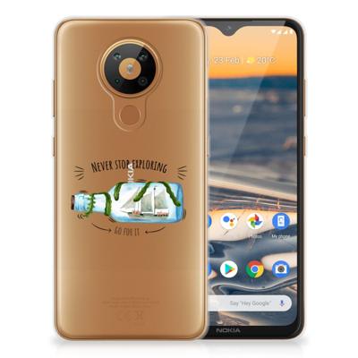 Nokia 5.3 Telefoonhoesje met Naam Boho Bottle Nokia 5.3 Telefoonhoesje met Naam Boho Bottle