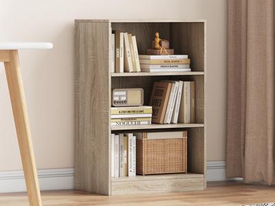 Boekenkast ESPACITO 3 vakken sonoma (breedte: 55 cm) Boekenkast ESPACITO 3 vakken sonoma (breedte: 55 cm)