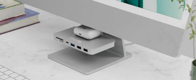 Plugable USB C-hub voor iMac 24 inch 2021, 2023 en 2024 6-in-1 USB-hub multipoortadapter met 10 Gbps USB-C en USB 3.0, 2x USB 2.0, microSD- en SD-kaartlezer, niet voor 2020 en eerdere iMacs (AD-6IN1)