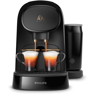 Philips L'OR BARISTA LM8014/60 Koffiecupmachine met Melkopschuimer Zwart