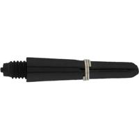 Bull's nylon shafts 6-pack 28 mm x-short zwart 18 stuks - thumbnail