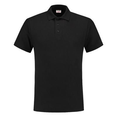 Tricorp Casual 201007 100% katoen unisex poloshirt Zwart L