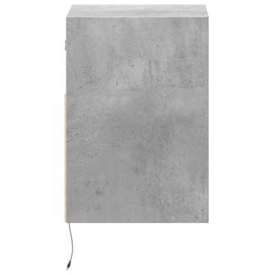 Tv-wandmeubel met LED-verlichting 41x31x45 cm betongrijs