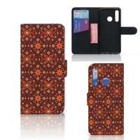 Huawei P Smart Plus (2019) Telefoon Hoesje Batik Brown - thumbnail