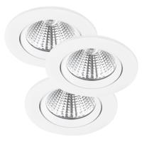 Nordlux Set van 3 spotsFremont wit - 47580101 - thumbnail