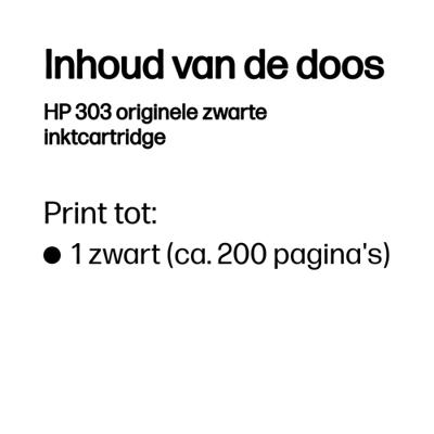 Originele inkt cartridge HP T6N02AE Zwart - thumbnail