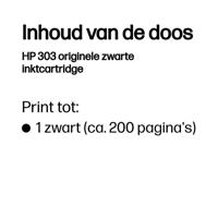 Originele inkt cartridge HP T303 Zwart - thumbnail