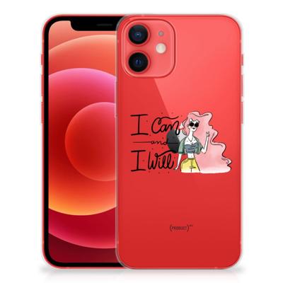 iPhone 12 Mini Telefoonhoesje met Naam i Can