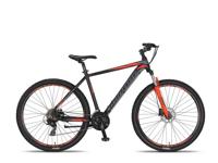 Umit Mirage MTB 27.5 Inch 50 cm Unisex 21V Hydraulische schijfrem Zwart/Oranje - thumbnail