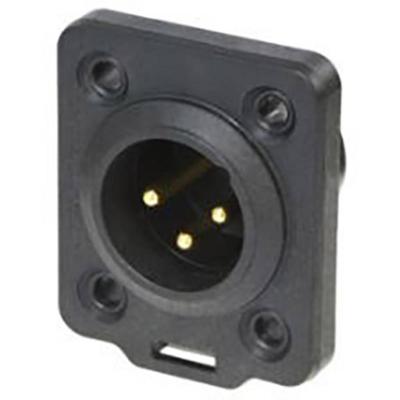 Neutrik NC3MDX-TOP male XLR chassisdeel 3p