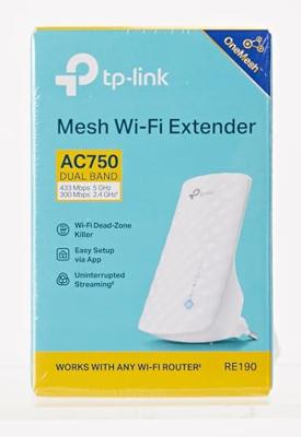 TP-LINK RE190 netwerkextender Wit