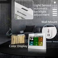 BRESSER 5-in-1 Comfort Weercenter met Kleurendisplay (wit) - thumbnail