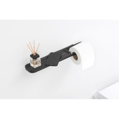 Brabantia mindset toiletrolhouder met plankje mineral infinite grey
