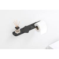 Brabantia mindset toiletrolhouder met plankje mineral infinite grey - thumbnail
