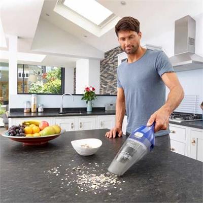 Black&Decker nvc115waqw kruimeldief blauw/grijs