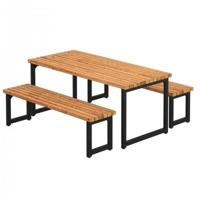 Moderne Tuinset Trend Living - 166 CM - Thermowood® - thumbnail