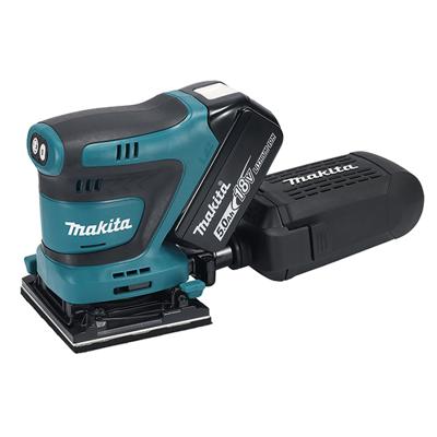 Makita dbo480rtj accu handpalm vlakschuurmachine | 18v | 2 x 5.0 ah accu + snellader | in mbox - dbo480rtj