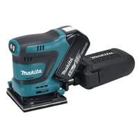 Makita dbo480rtj accu handpalm vlakschuurmachine | 18v | 2 x 5.0 ah accu + snellader | in mbox - dbo480rtj - thumbnail