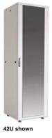Intellinet 19 Netzwerkschrank Basic Line 42 HE 2033x600x800mm Flatpack Traglast 600kg grau 19inch-patchkast (b x h x d) 600 x 2033 x 800 mm 42 HE Grijs - thumbnail