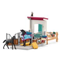 Schleich horse club paardenbox met merrie en veulen 42611 - thumbnail