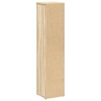 Badkamerkast met rolhouder 20,5x20x90 cm sonoma eikenkleurig - thumbnail