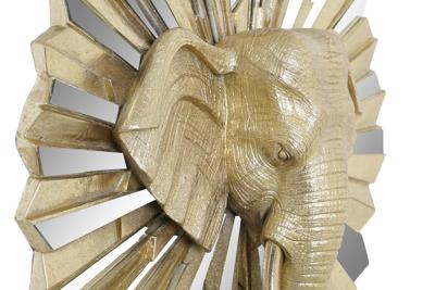 Decoratieve figuren DKD Home Decor 47 x 18 x 56,5 cm Olifant Gouden