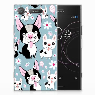 Sony Xperia XZ1 TPU Hoesje Hondjes