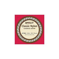 D&apos;Addario J27H04 Student Nylon Classical Guitar Single String enkele snaar voor klassieke gitaar, Hard Tension, 4th String - thumbnail