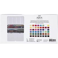 Creotime Https://www.cchobby.nl/art-aquarelverf-pan-afm-10x15x20-mm-standaardkleuren-48-kleur-1-doos - thumbnail