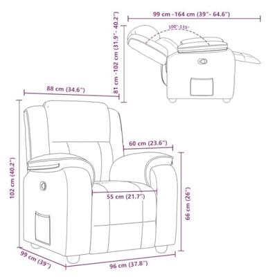 Fauteuil verstelbaar stof donkergroen Fauteuil verstelbaar stof donkergroen
