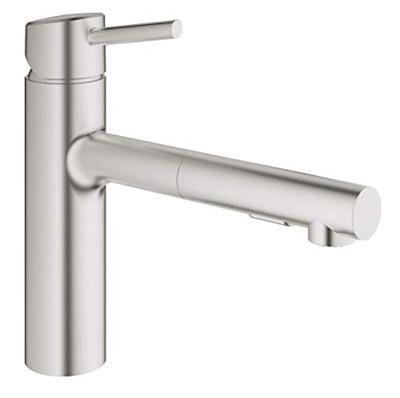 Grohe Concetto keukenkraan met uittrekbare handdouche dualspray Supersteel