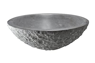 Wiesbaden Raw waskom rond hamerslag 42x14 cm hardsteen gezoet Wiesbaden Raw waskom rond hamerslag 42x14 cm hardsteen gezoet