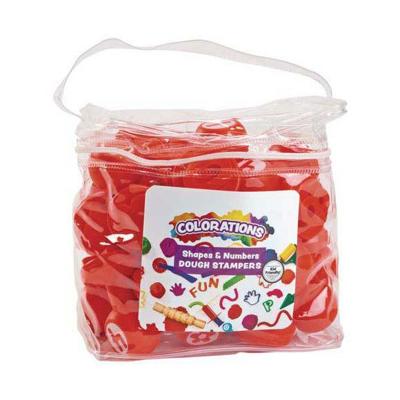Colorations - vormen & cijfers klei stempels, 26dlg.