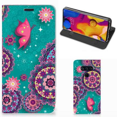 LG V40 Thinq | Bookcase | Cirkels en Vlinders LG V40 Thinq | Bookcase | Cirkels en Vlinders