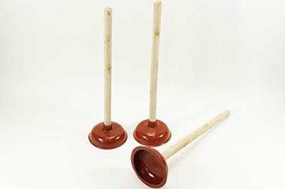 Ontstopper rubber/hout 50x14cm