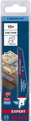 Bosch Accessoires Expert 'Wood with Metal Demolition' S 967 XHM reciprozaagblad 10-delig - 1 stuk(s) - 2608900397