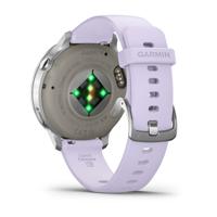 Garmin Venu 4, 41mm, Premium smartwatch met GPS, AMOLED-touchscreen, LED-zaklamp, Geavanceerde gezondheids- en fitnessfuncties, Tot 10 dagen batterijduur, Silver/Lila - thumbnail
