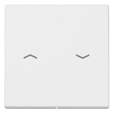 Jung A595PWW Jaloezie-schakelaar/-knop Afdekking A 500, A creation, A plus Alpine-wit 1 stuk(s)