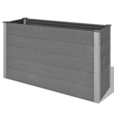 Plantenbak verhoogd 150x50x91 cm HKC grijs