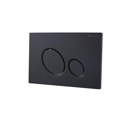 Drukplaat Voor Inbouwreservoir BWS X10 Mat Zwart Drukplaat Voor Inbouwreservoir BWS X10 Mat Zwart