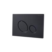 Drukplaat Voor Inbouwreservoir BWS X10 Mat Zwart - thumbnail