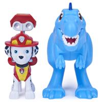 PAW Patrol , Dino Rescue Marshall and Dinosaur Action Figure-set, voor kinderen vanaf 3 jr. - thumbnail